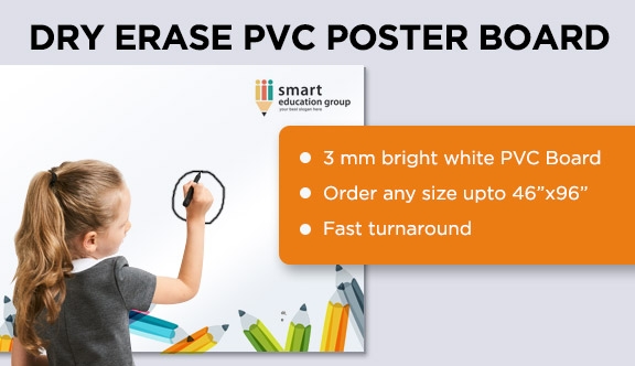 Dry Erase PVC Poster Board