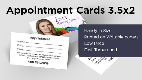 Appointment Cards 3.5x2