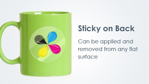 Get Sticky on Back so that you can apply on any opaque surface.