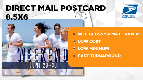 Direct Mail Postcard - 8.5x6
