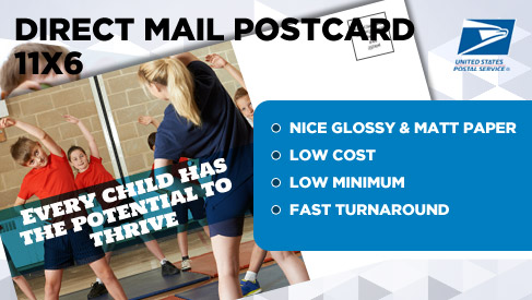 Direct Mail Postcard - 11x6