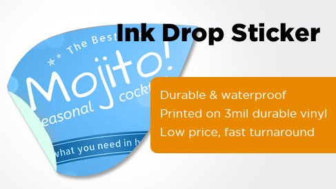 Ink Drop Sticker
