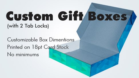 Custom Gift Box (Roll End Tuck Front)