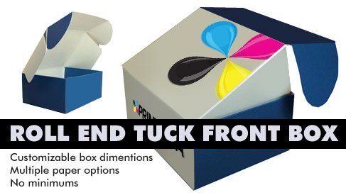 Roll End Tuck Front Box