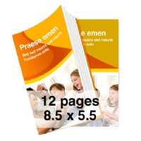12 Page Booklet (8.5x5.5)