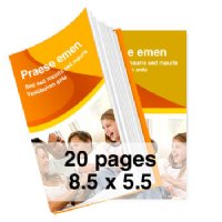 20 Page Booklet (8.5x5.5)