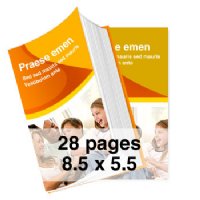 28 Page Booklet (8.5x5.5)