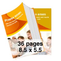 36 Page Booklet (8.5x5.5)