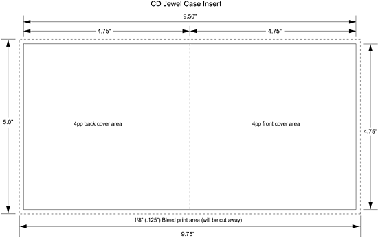  Cd Cover Dimensions 