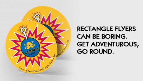 Get Catchy Round Flyers