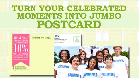 Jumbo Postcard - 11x8.5