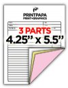 3 Part Carbonless Form - Qtr. Page