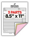 3 Part Carbonless Form - Letter