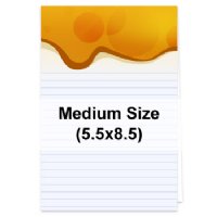 Custom Printed Notepad - Half Page Size