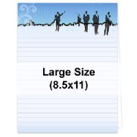 Custom Printed Notepad - Letter Size