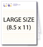 Custom Printed Notepad - Letter Size