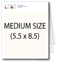 Custom Printed Notepad - Half Page Size