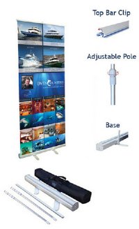 Retractable Banner Stand - 33" (Stand Only)