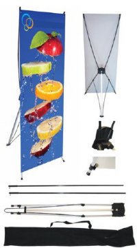X Banner stand 24" x 63" (Stand Only)