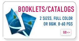 Booklets - 2 Sizes - From 8 to 60 Pages.