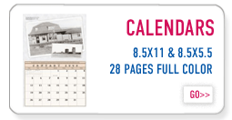 Calendars - 2 Sizes - Full Color printed 