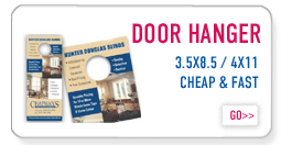 Doorhanger - 2 Sizes Full Color Printed