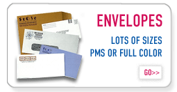 Envelopes - Lots of sizes and choice. 