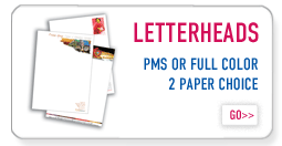 Letterheads - printed in 1,2 or Full Color