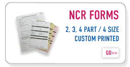 Business Form Printing - 2, 3 or 4 Parts, 4 different sizes
