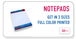 Notepads - Great for marketting, 3 sizes to choose from