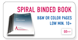 Short Run Booklets printed & finished inline on digital press. Low Minimums and fast service.