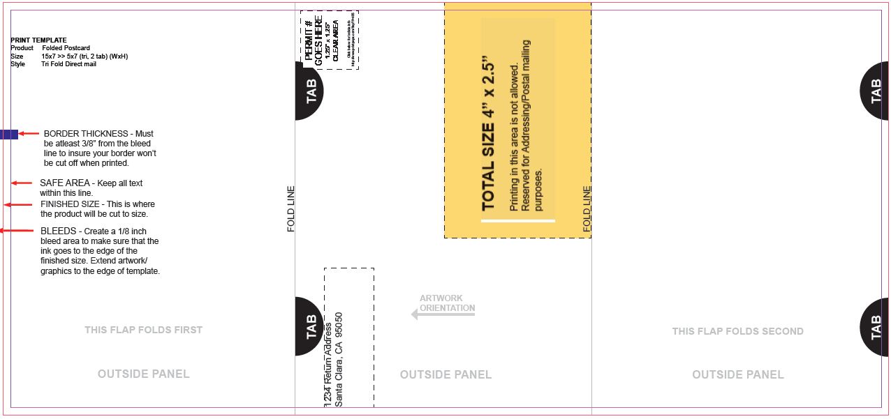 find a printing template printpapa com