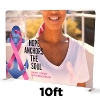 10ft Straight Tension Fabric Display