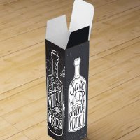 Wine Box- 3.25"L x 3.25"W x 13.125"H