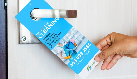Print Custom Door Hangers 3.5x8.5 inches at a Cost effective Price