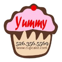 Cup Cake Shape Magnet - 4"x3.75"