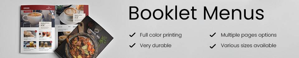 Booklet Menus