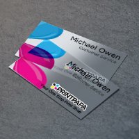 Clear Plastic Business Card 3.5x1.5 inch