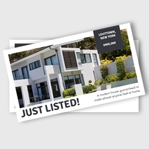 Jumbo Just Listed Postcard - 11x6