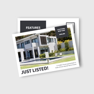 Mini Just Listed Postcard - 6x4