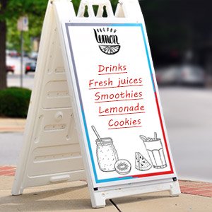 Dry Erase Signicade A-Frame 24x36