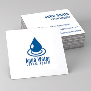 Soft Touch 32pt. Square Business Cards 2x2