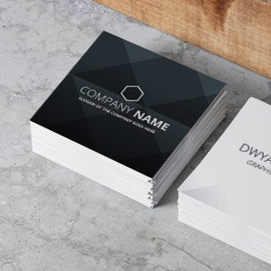 Soft Touch 32pt. Square Business Cards 3x3