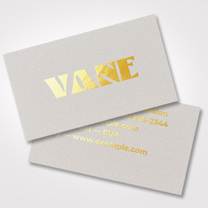 Foil Accent Business Cards