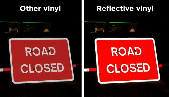 Reflective Vinyl Decal