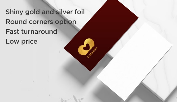 Foil Accent Business Card 3.5x1.5