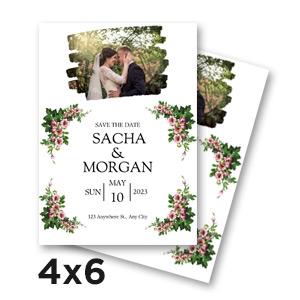 Soft Touch Flat Card - 4x6