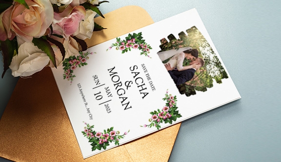 Soft Touch Flat Card - 4x6
