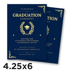 Soft Touch Flat Card - 4.25x6
