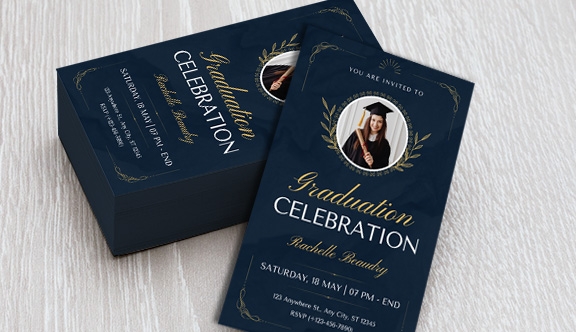 Soft Touch Flat Card - 5x7